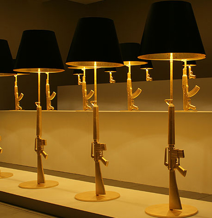 philippe starck lamps. Gun lamp by Philippe Starck